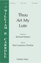 Thou Art My Lute SATB choral sheet music cover